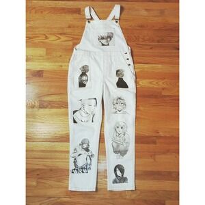 Tokyo Ghoul Denim Overalls Stone White Size Small - Black Label by C'est Toi